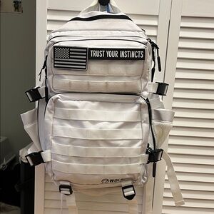 White 45L Wolfpak Tactical Backpack